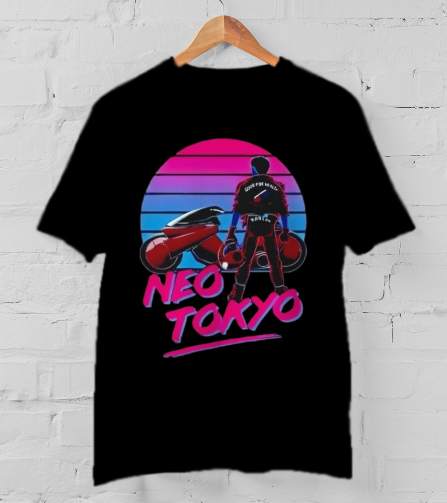 Kaneda Neo Tokyo Good For Health Bad For Education T-Shirt