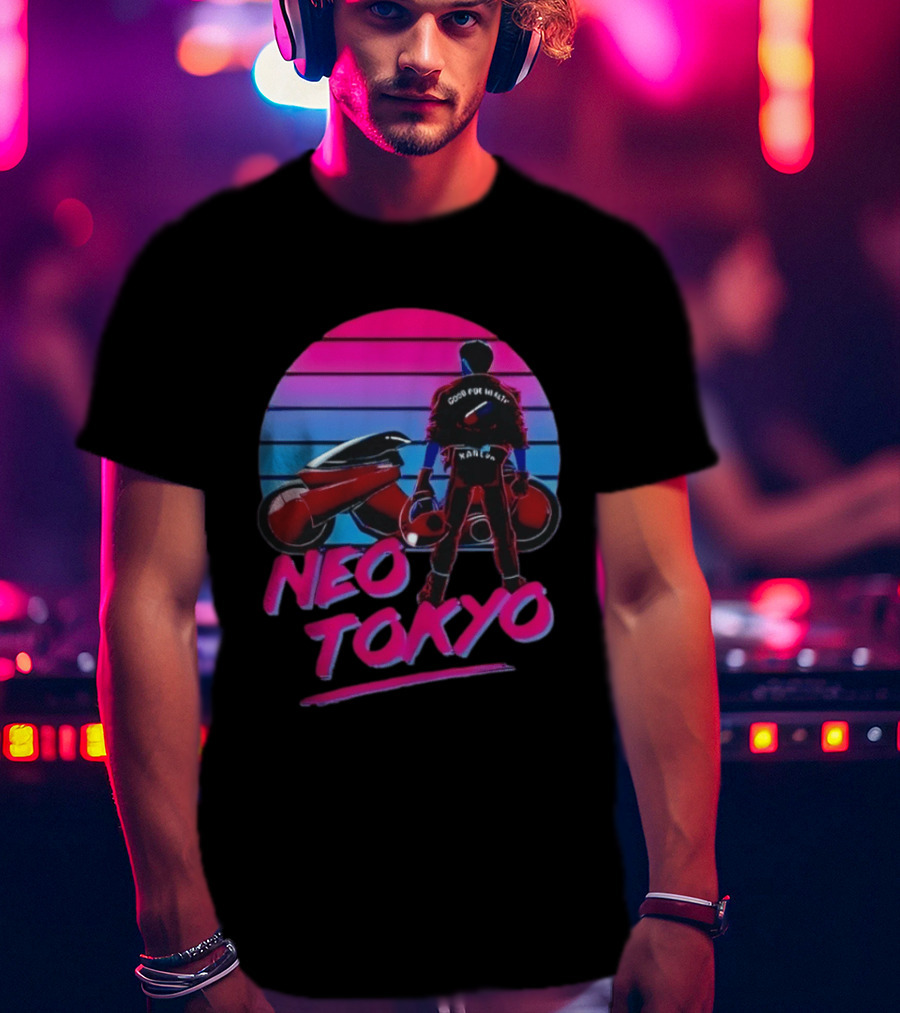 Kaneda Neo Tokyo Good For Health Bad For Education T-Shirt