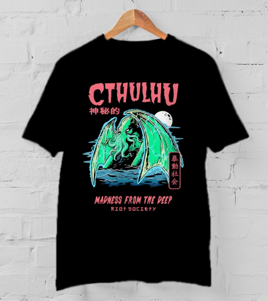 Cthulhu Madness From The Deep Riot Society T-Shirt