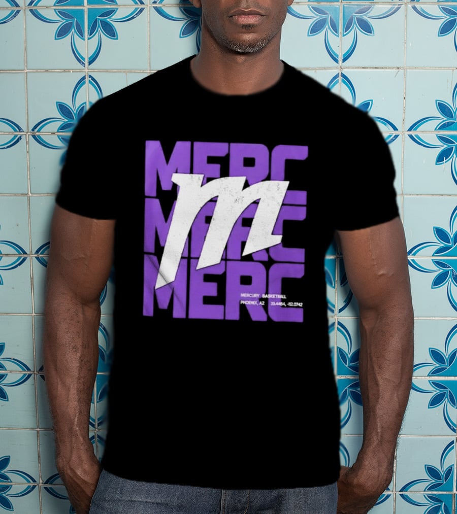 Phoenix Mercury X Factor MERC Basketball Team WNBA Arizona T-Shirt