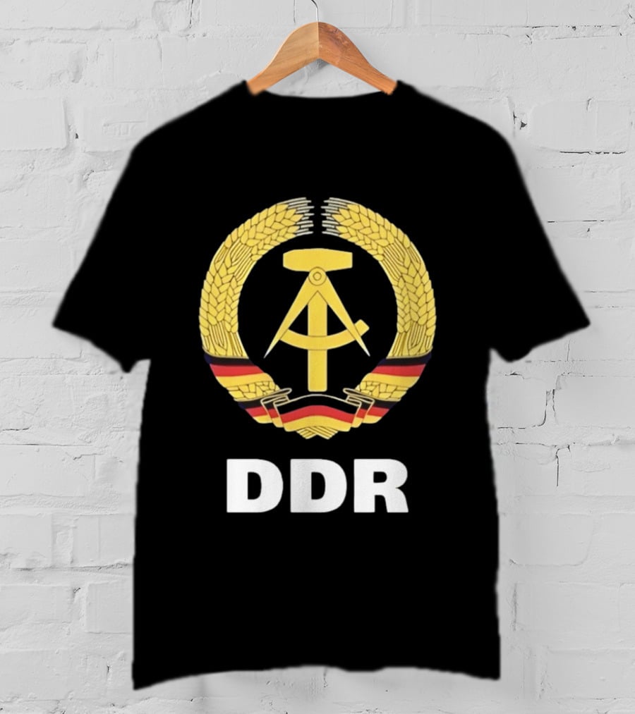 DDR German Democratic Republic Emblem East Germany T-Shirt