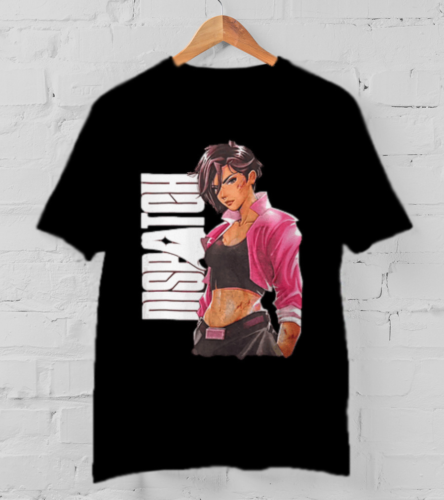 Dispatch Anime Girl Urban Style Two Sided T-Shirt