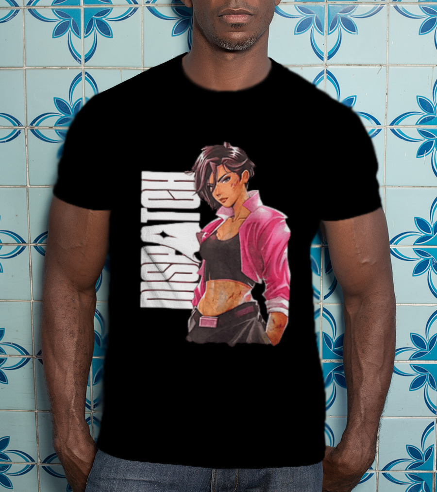 Dispatch Anime Girl Urban Style Two Sided T-Shirt