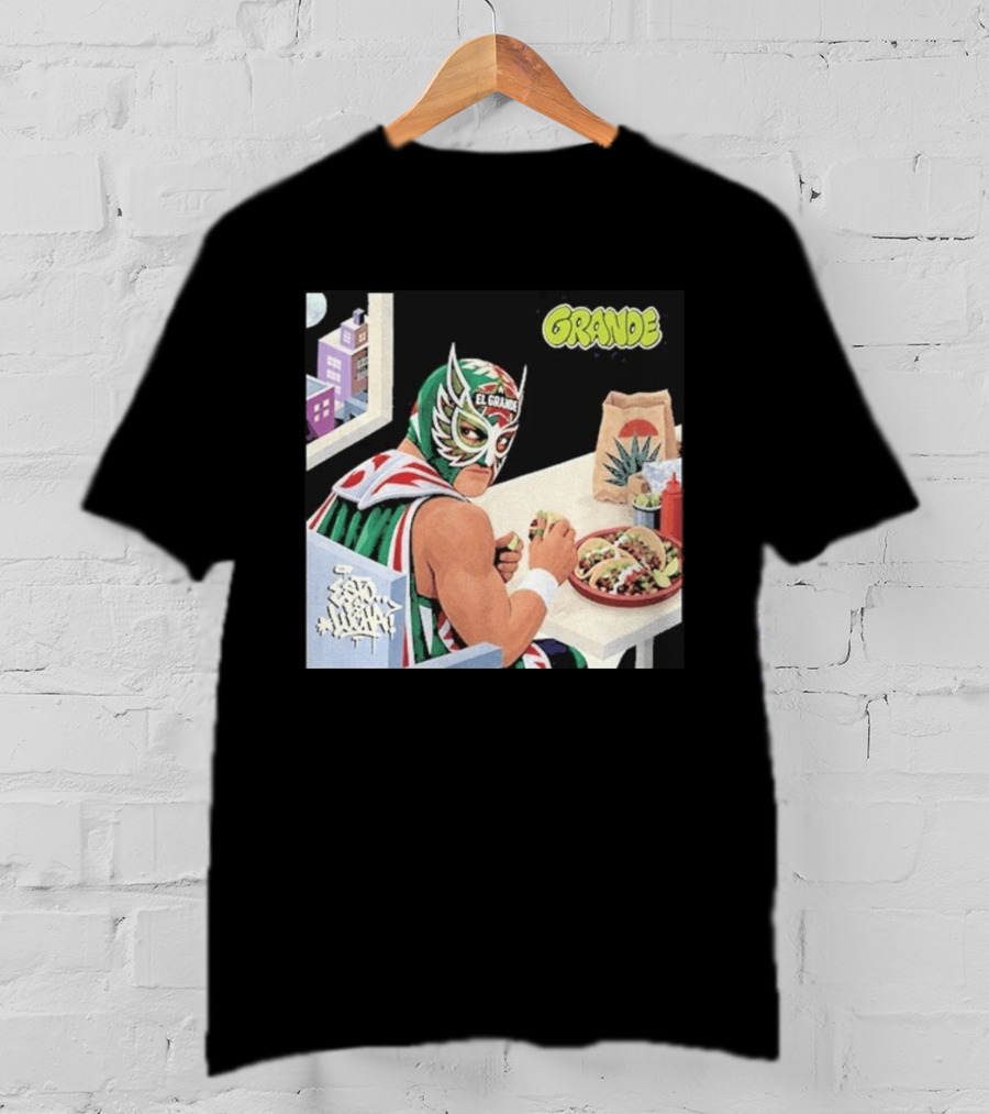 El Grande America Tacos Wrestling Luchador Comic T-Shirt