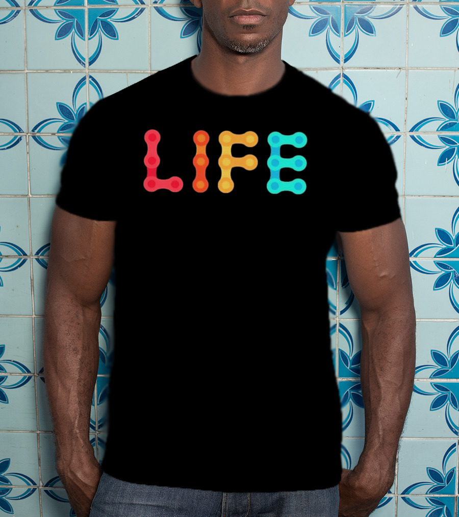 Life Bicycle Chain Cycling Bike Parts T-Shirt