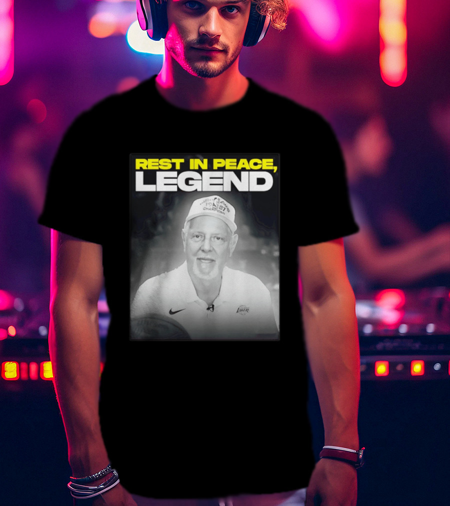 Rest In Peace Legend 1959 Champions Voice Of The Los Angeles Lakers T-Shirt