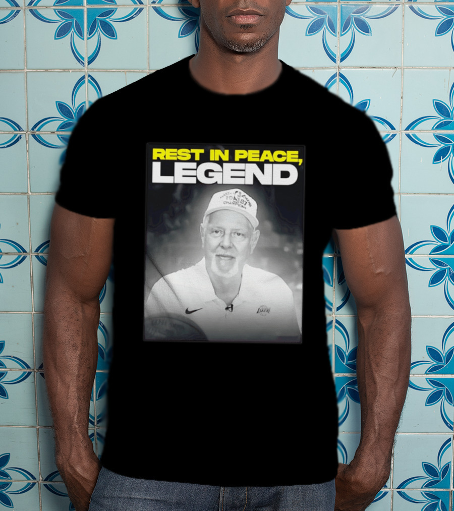 Rest In Peace Legend 1959 Champions Voice Of The Los Angeles Lakers T-Shirt
