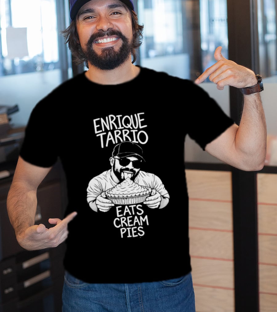 Enrique Tarrio Eats Cream Pies Satire T-Shirt
