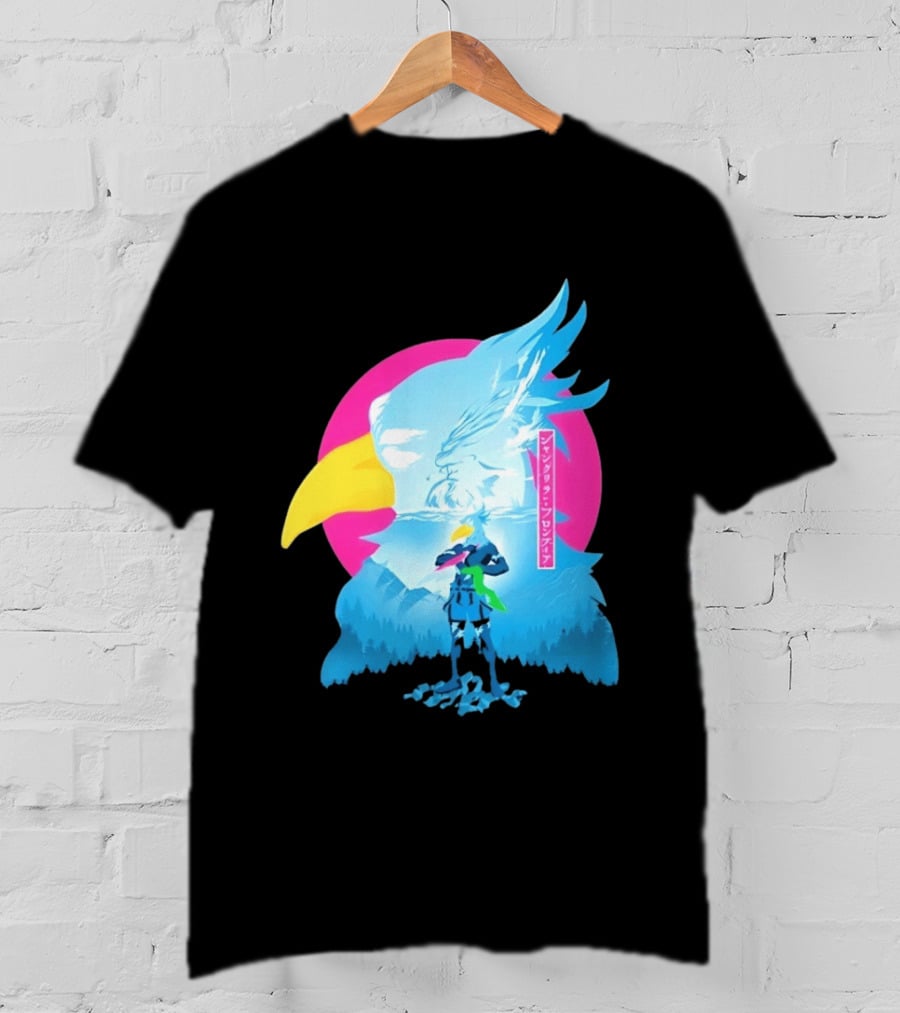 Shangri La Frontier Sunraku Eagle Art Gaming Manga Fantasy T-Shirt