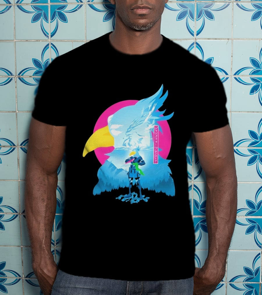 Shangri La Frontier Sunraku Eagle Art Gaming Manga Fantasy T-Shirt