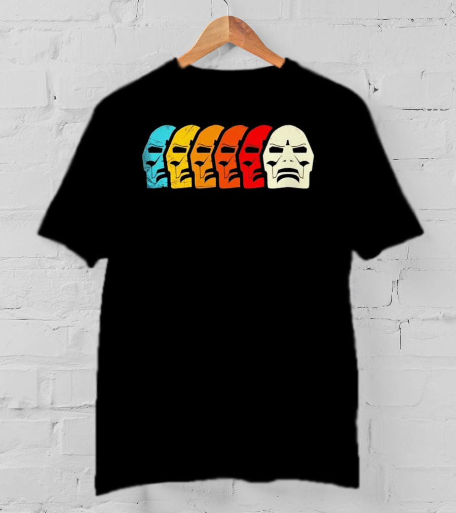 MF Doom Mask Multicolor Hip Hop Rap T-Shirt