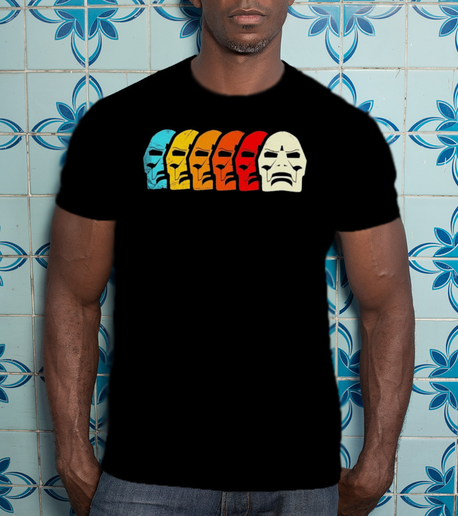 MF Doom Mask Multicolor Hip Hop Rap T-Shirt