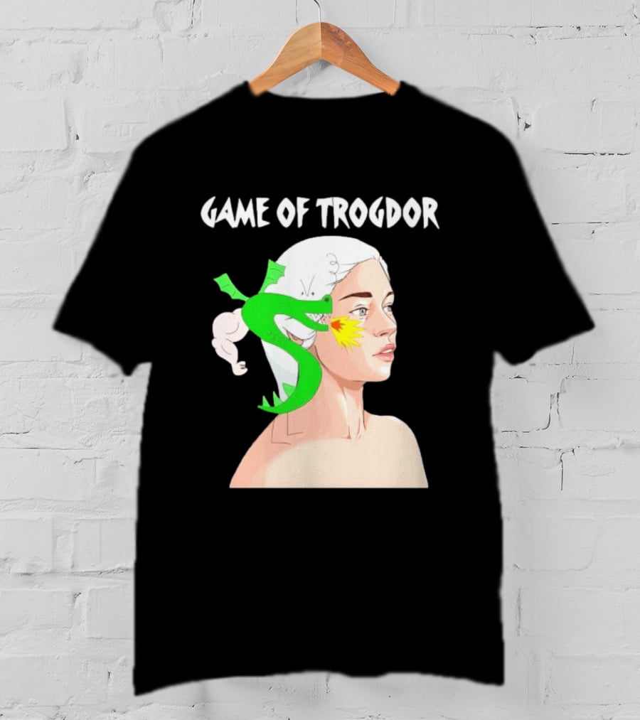 Game Of Trogdor Dragon And Woman T-Shirt