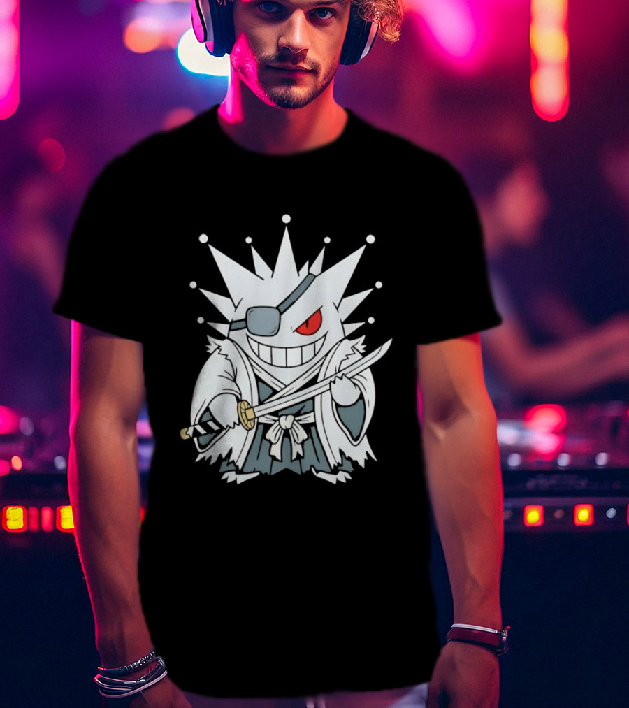 Gengar Samurai Warrior Katana Pokémon Ninja T-Shirt