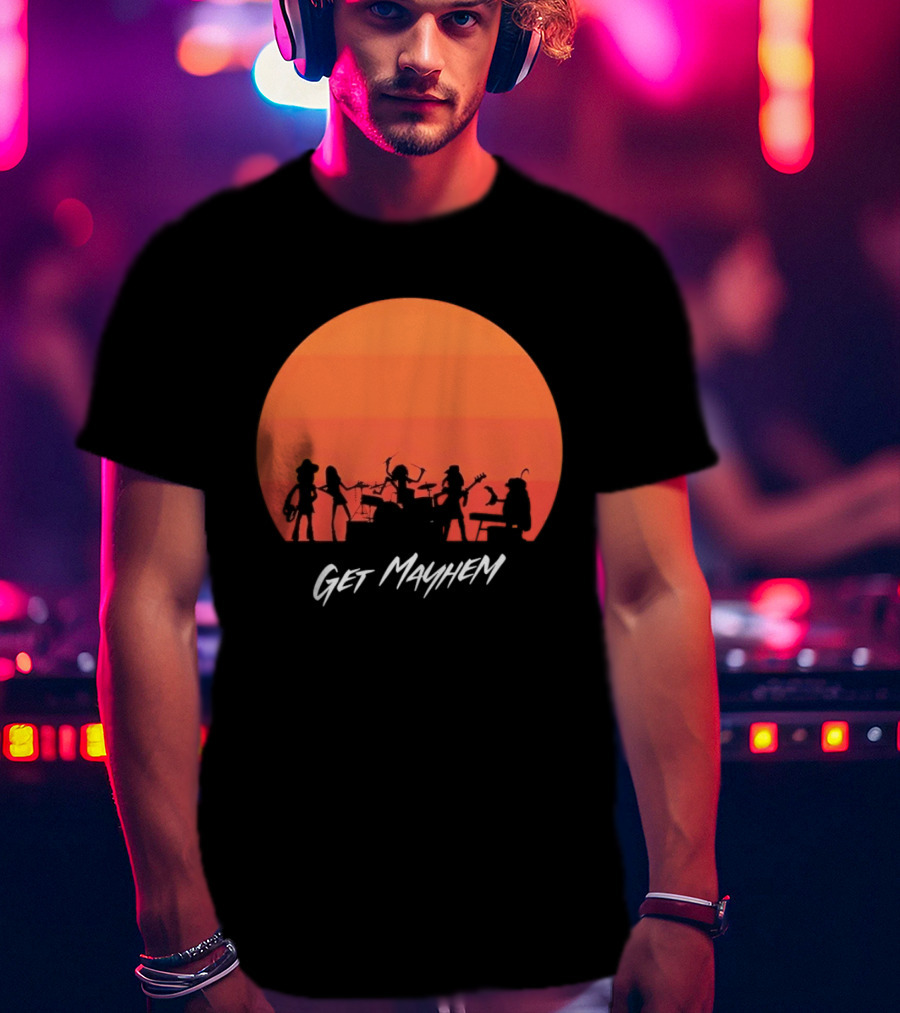Get Mayhem Band Sunset Concert T-Shirt