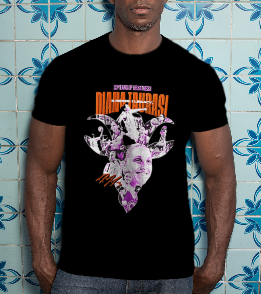 20 Years Of Greatness Diana Taurasi 3 Rings Legacy T-Shirt