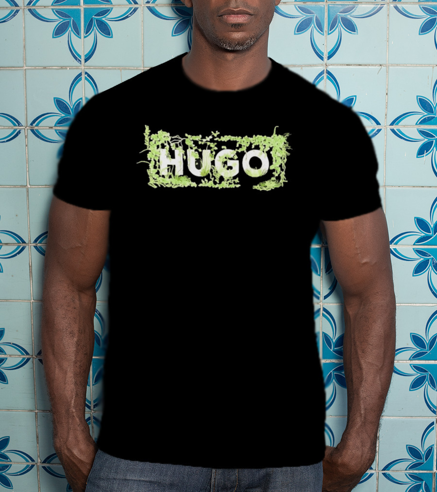 Hugo Botanical Floral Nature Greenery Leafy Vines T-Shirt