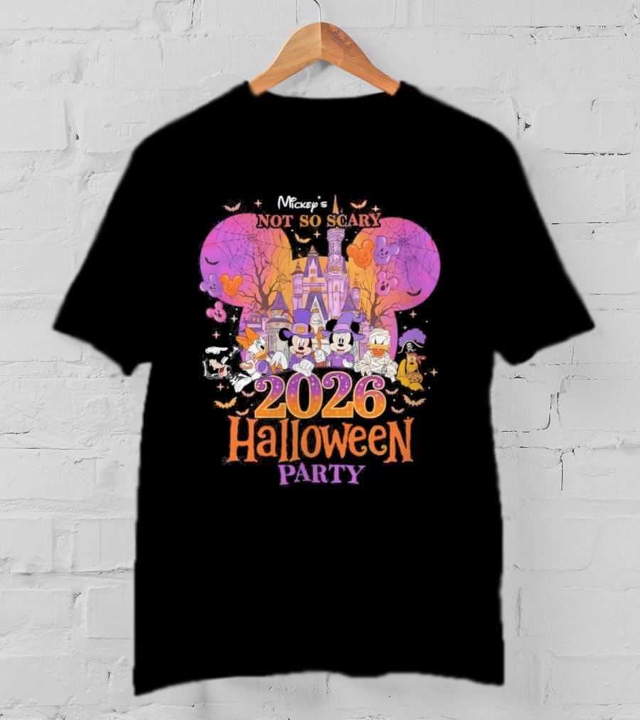 Mickey's Not So Scary 2026 Halloween Party T-Shirt