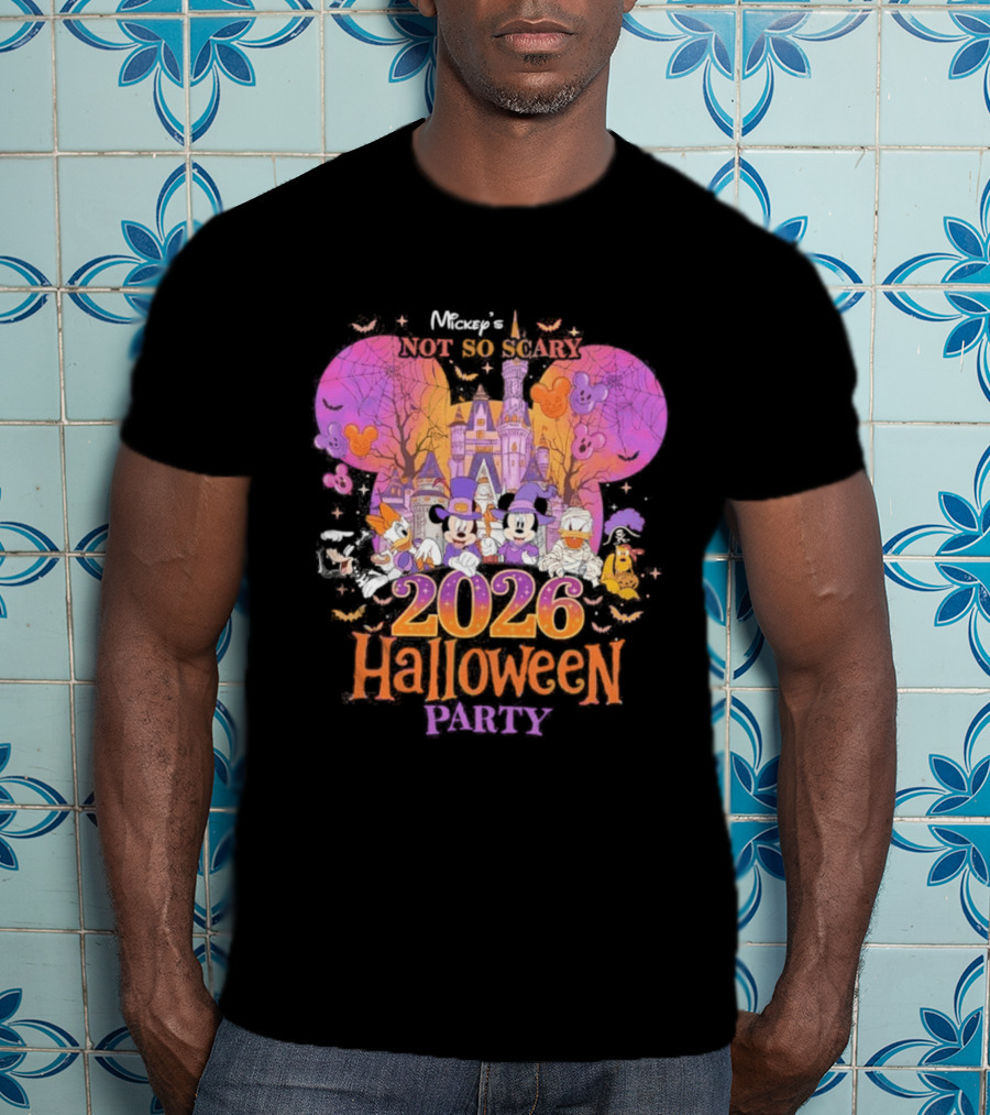Mickey's Not So Scary 2026 Halloween Party T-Shirt