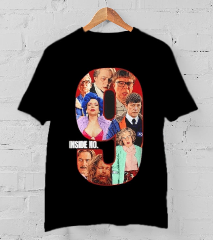 Inside No 9 TV Series Collage Reece Shearsmith Character Compilation T-Shirt