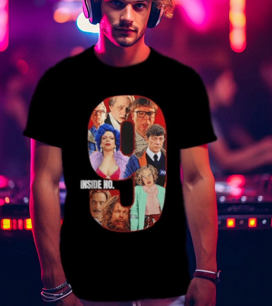 Inside No 9 TV Series Collage Reece Shearsmith Character Compilation T-Shirt