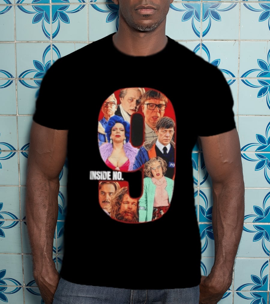 Inside No 9 TV Series Collage Reece Shearsmith Character Compilation T-Shirt