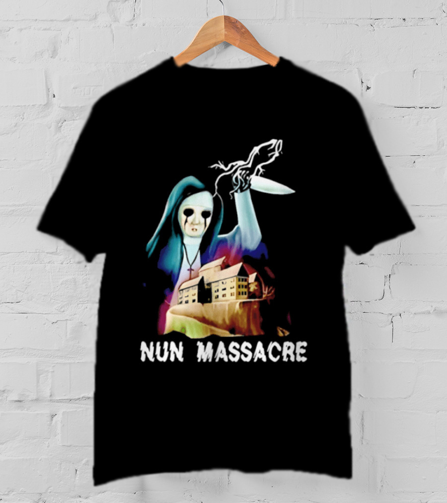 Nun Massacre Horror Game Puppet Combo Slasher T-Shirt