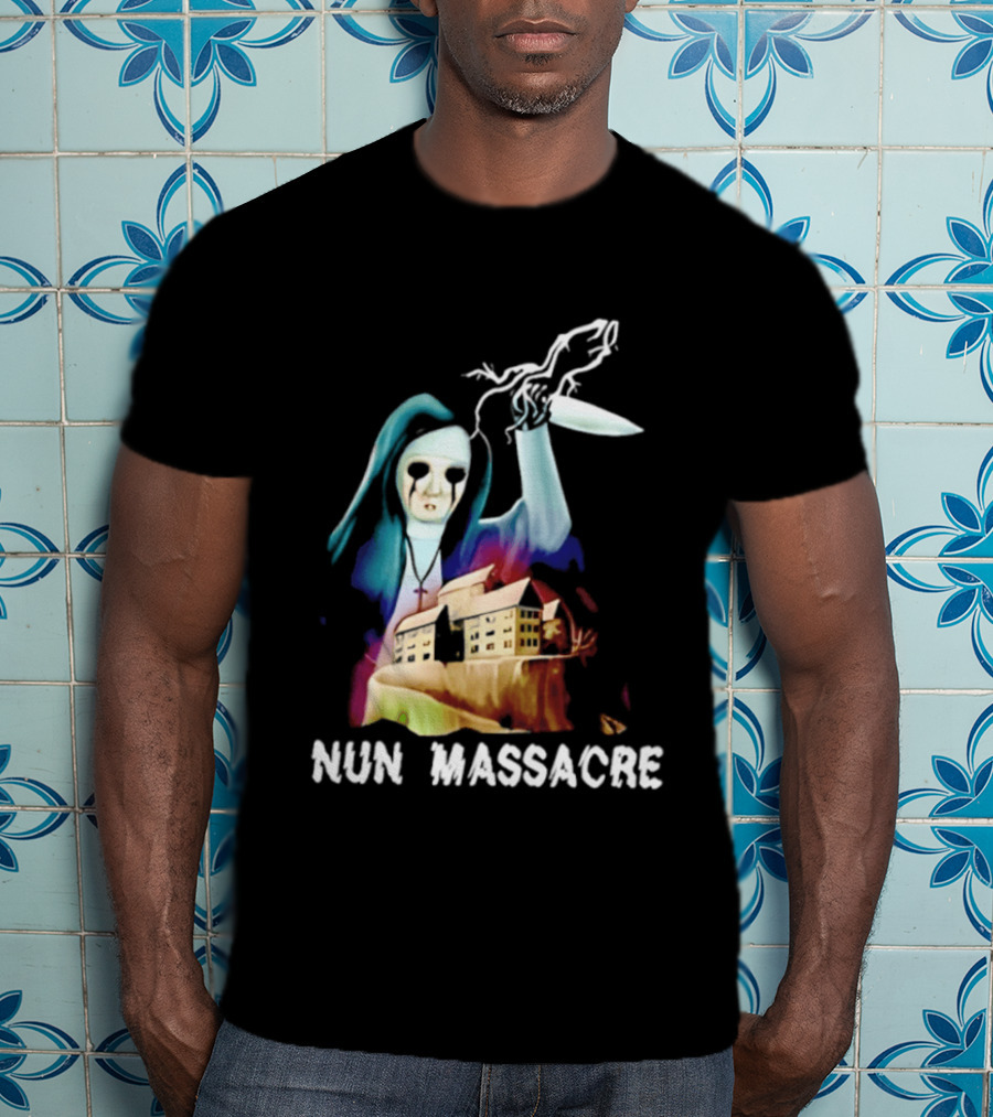 Nun Massacre Horror Game Puppet Combo Slasher T-Shirt