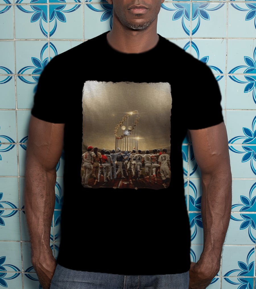 September Baseball Race To October Trophy MLB 2026 Players Journey Toward Championship Glory T-Shirt