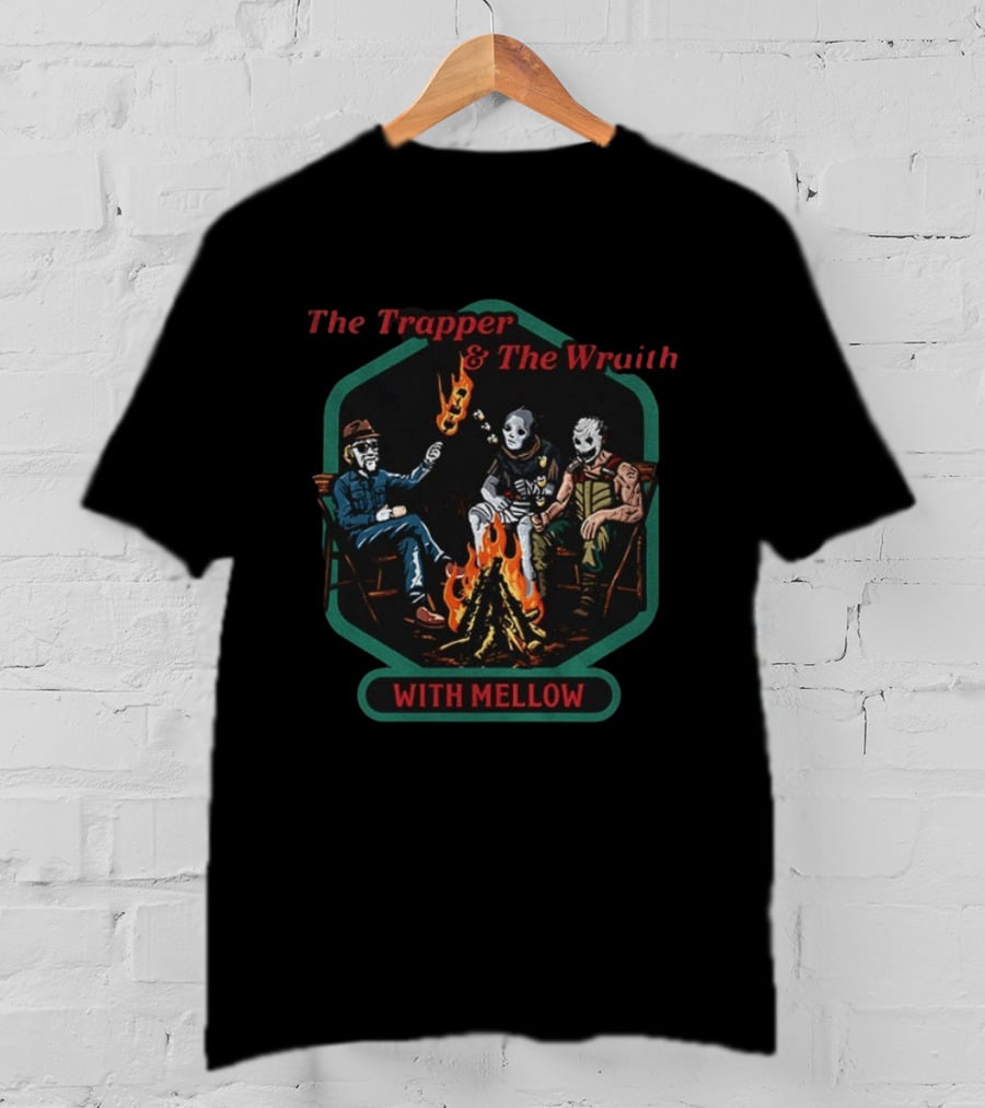 The Trapper And The Wraith With Mellow Campfire Scene T-Shirt