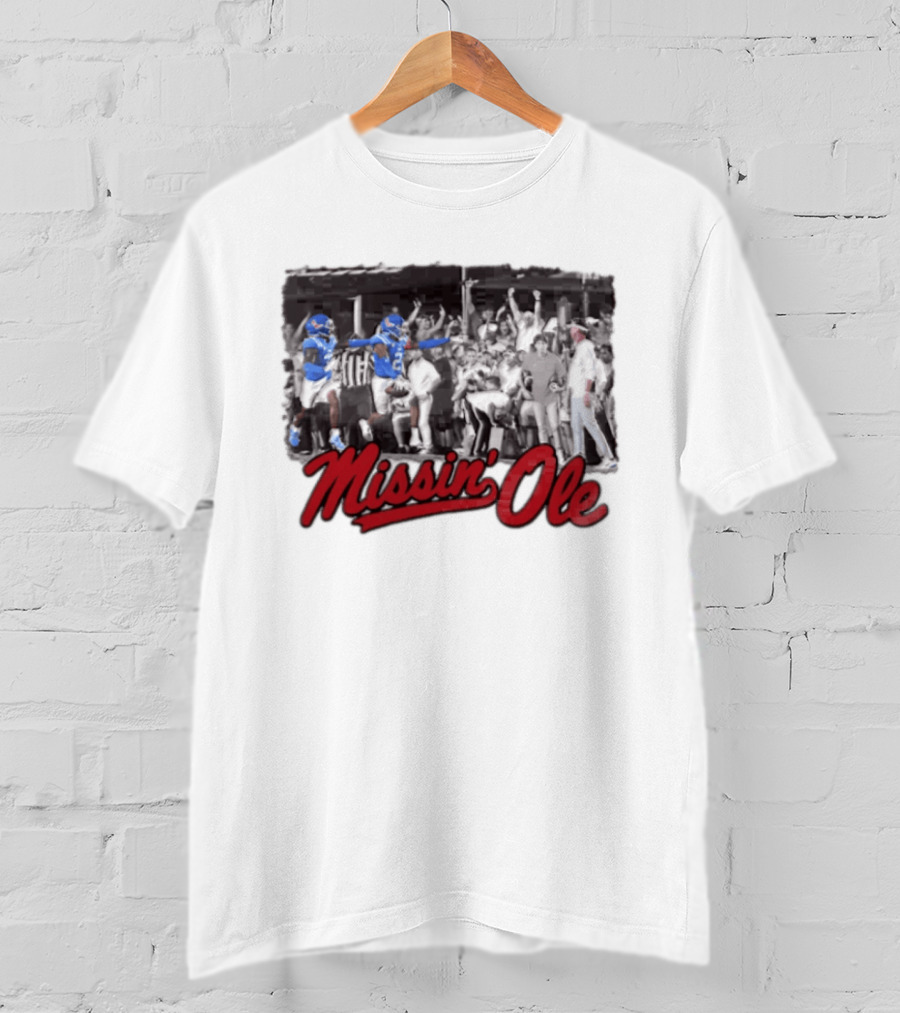 Lane Kiffin Missin Ole Ole Miss Rebels NCAA Football T-Shirt