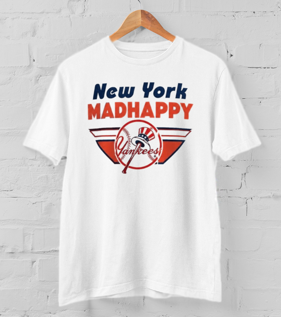 Madhappy New York Yankees 2026 Collaboration With Iconic Baseball T-Shirt