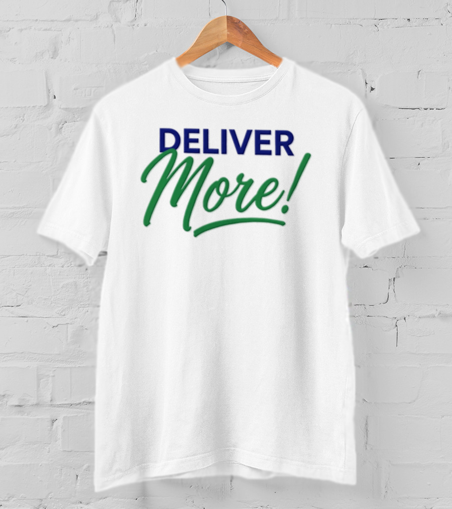 Deliver More Meals On Wheels Campaign T-Shirt