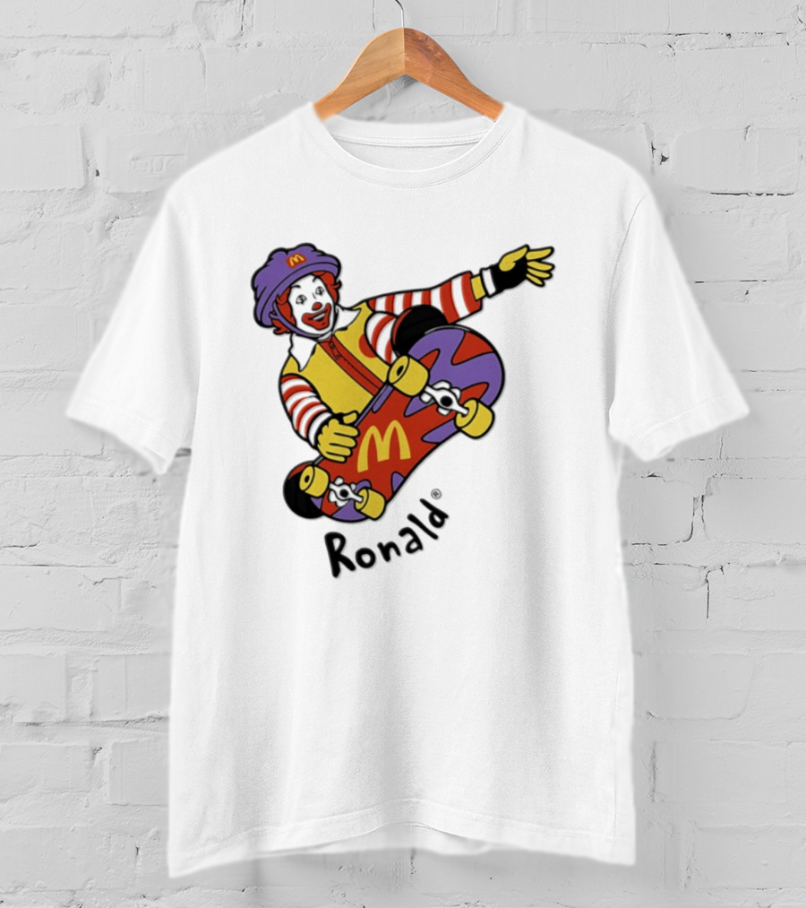 Ronald McDonald Skateboarding McDonald's Fun T-Shirt