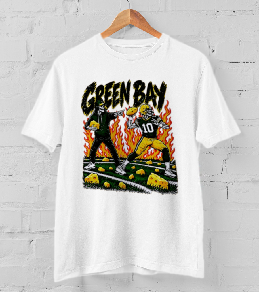 Green Bay Packers Football Skeleton Player Cheeseheads 2026 T-Shirt