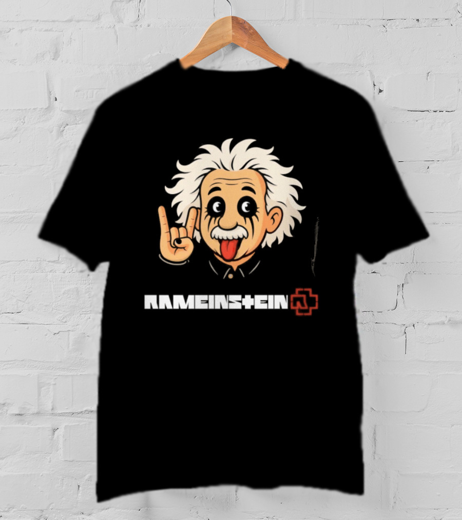Rammstein Einstein Rock Metal Mashup Iconic Fusion T-Shirt