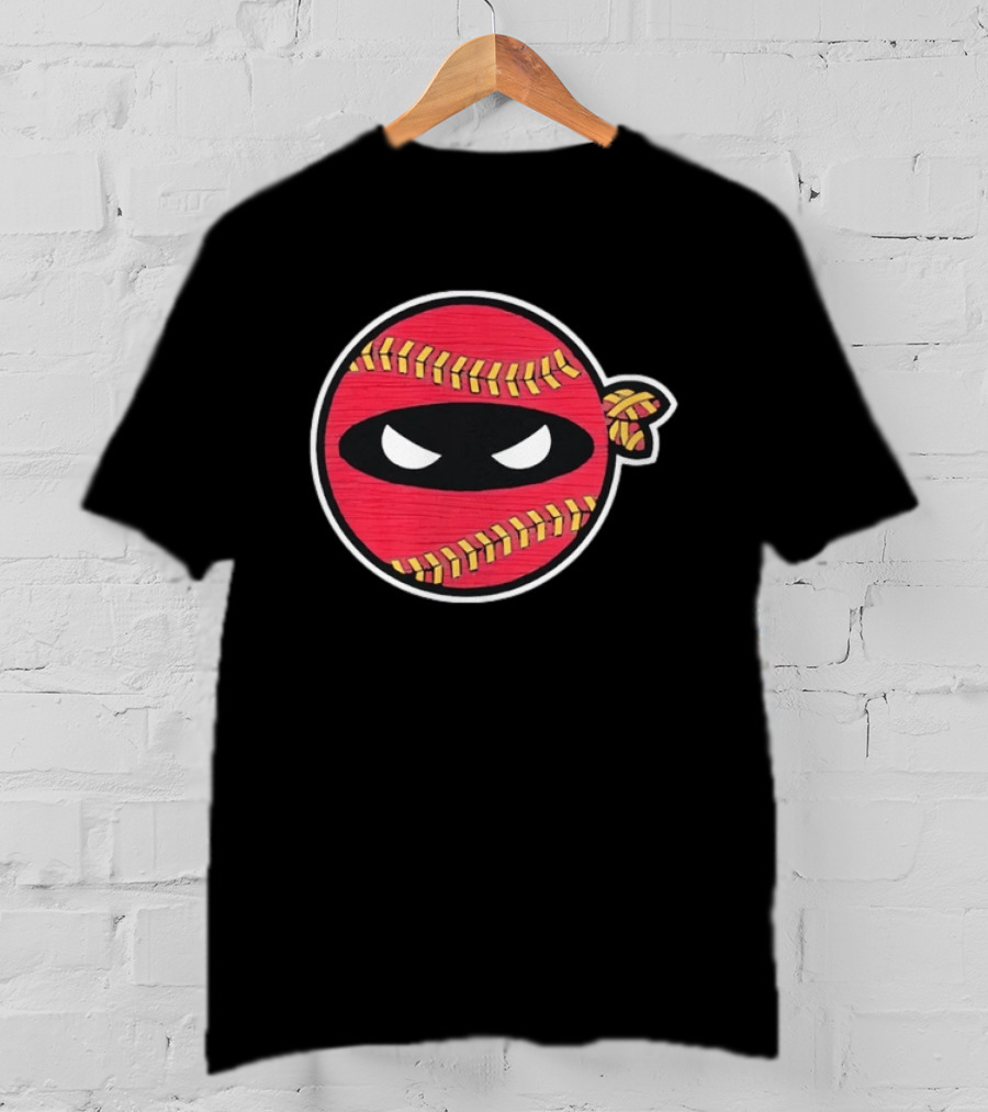 Atlanta Braves Baseball Ninja Face Mask Stitching T-Shirt