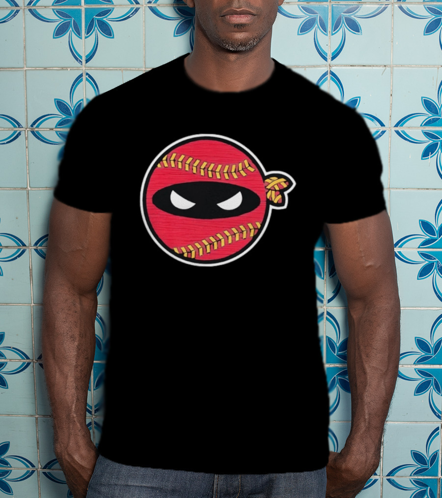 Atlanta Braves Baseball Ninja Face Mask Stitching T-Shirt