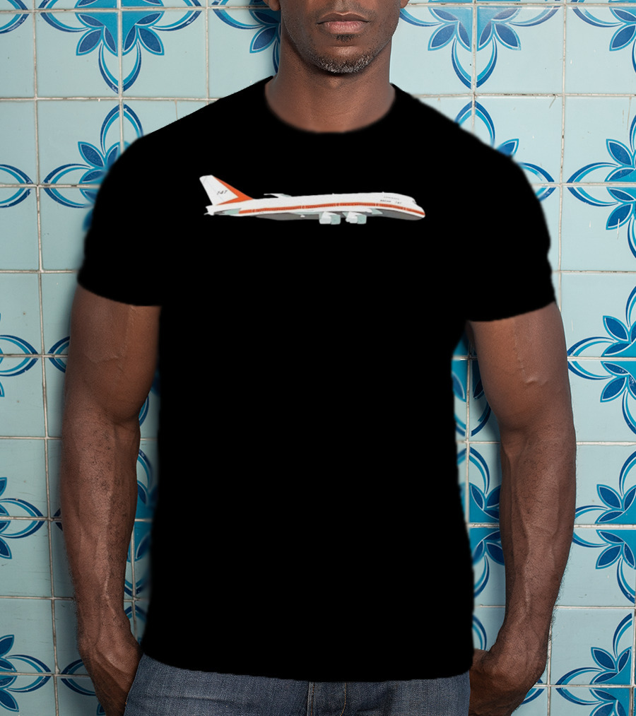 Boeing 747 Jumbo Jet Aircraft Airplane Aviation T-Shirt