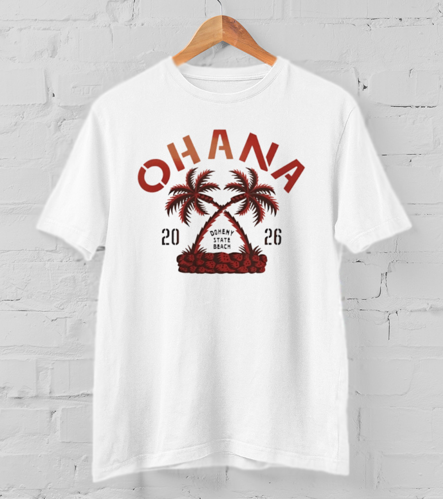 Ohana Doheny State Beach 2026 Palm Trees Summer T-Shirt