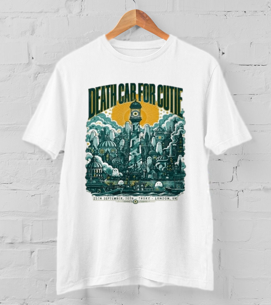 Death Cab For Cutie 25th September 2026 Troxy London UK T-Shirt