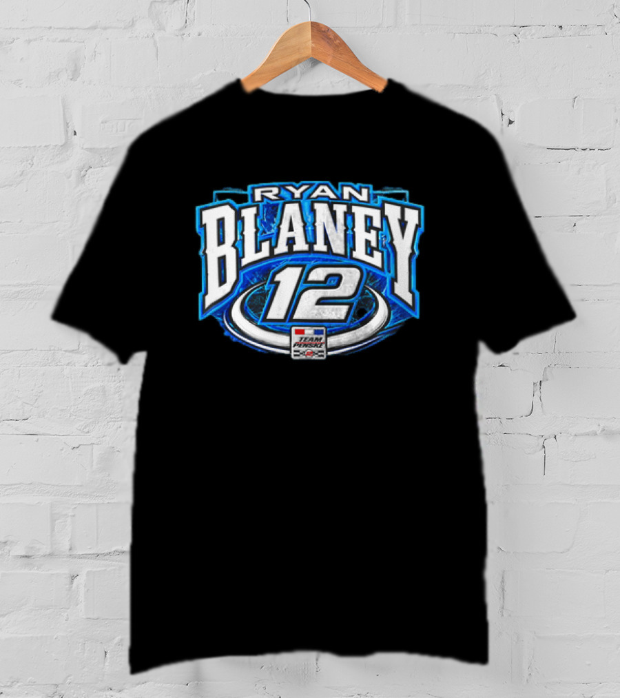 Ryan Blaney Team Penske 12 NASCAR Racing Fan T-Shirt