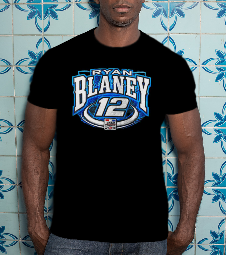 Ryan Blaney Team Penske 12 NASCAR Racing Fan T-Shirt