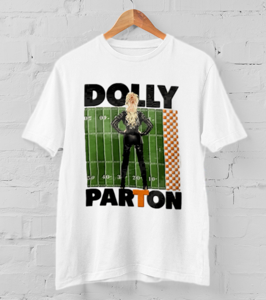 Dolly Parton Tennessee Volunteers Football Field T-Shirt