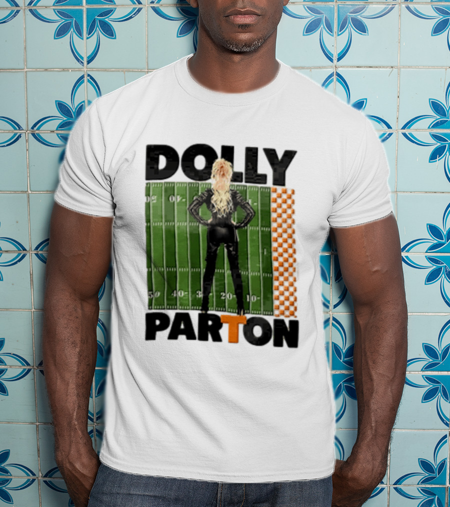 Dolly Parton Tennessee Volunteers Football Field T-Shirt