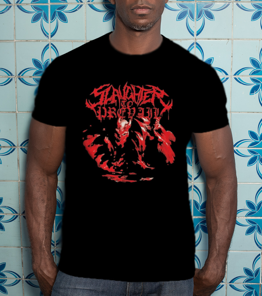 Slaughter To Prevail Demon Deathcore Metal Band Red Inferno T-Shirt
