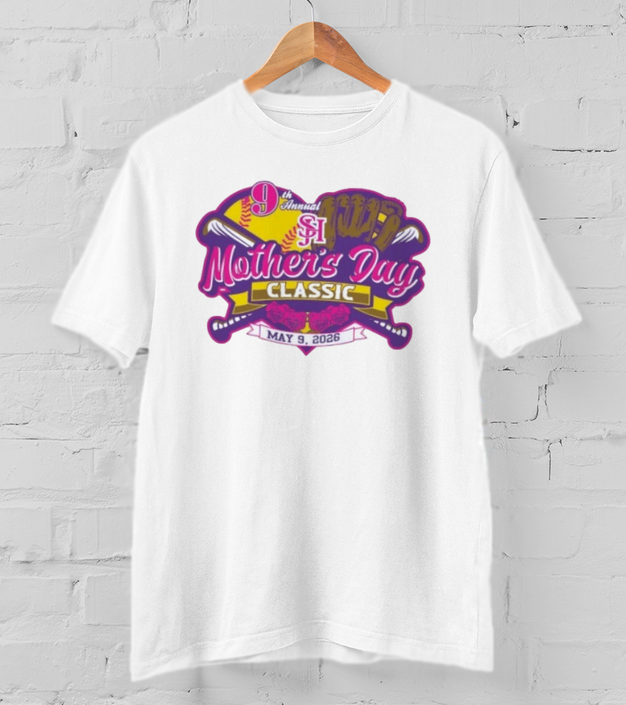 9th Annual SJ Heat Softball Mother's Day Classic May 9 2026 T-Shirt