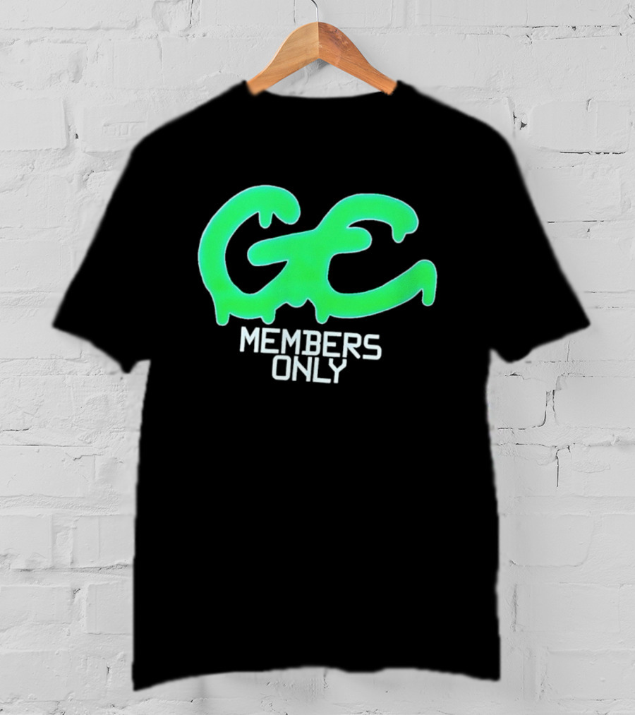 GC Members Only Slime Green Dripping T-Shirt