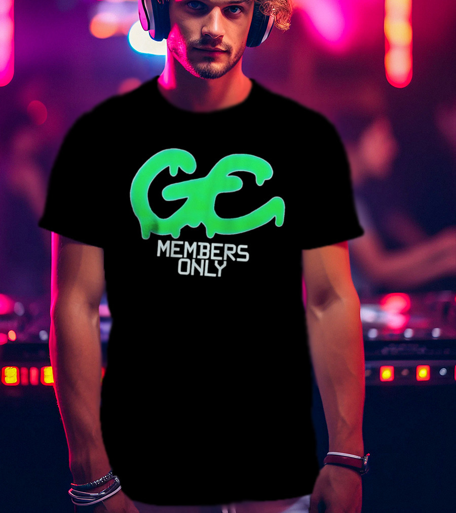 GC Members Only Slime Green Dripping T-Shirt