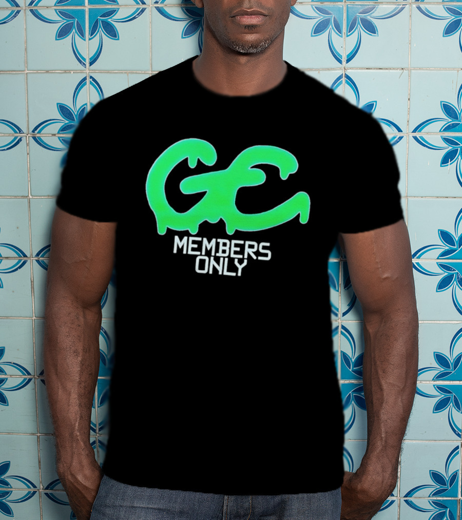 GC Members Only Slime Green Dripping T-Shirt